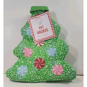 Christmas Tree-shaped Potholder